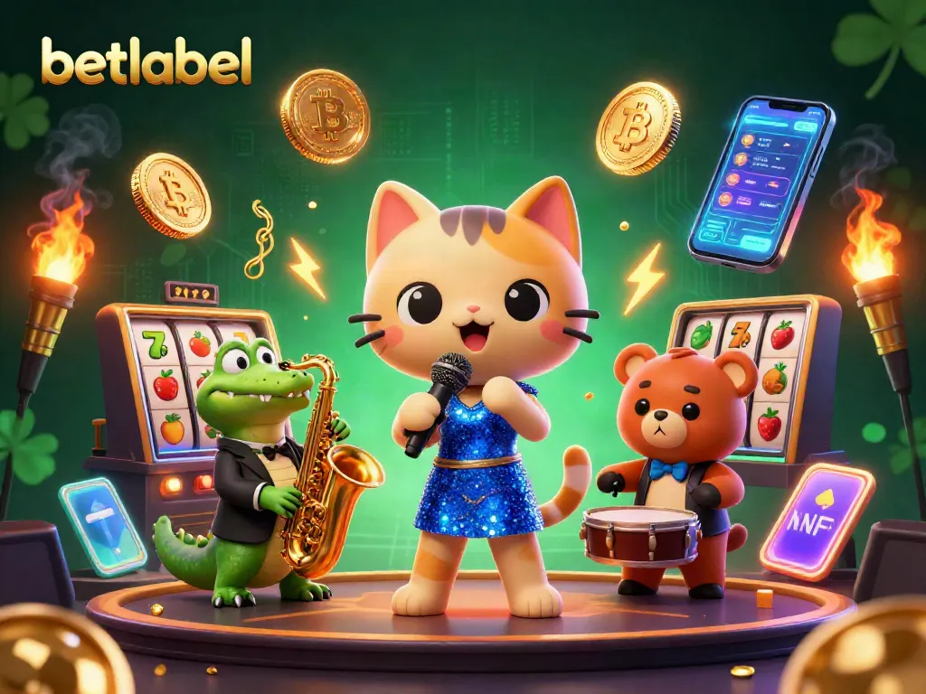Experience winning moments at Betlabel with dynamic casino characters and vibrant gameplay elements